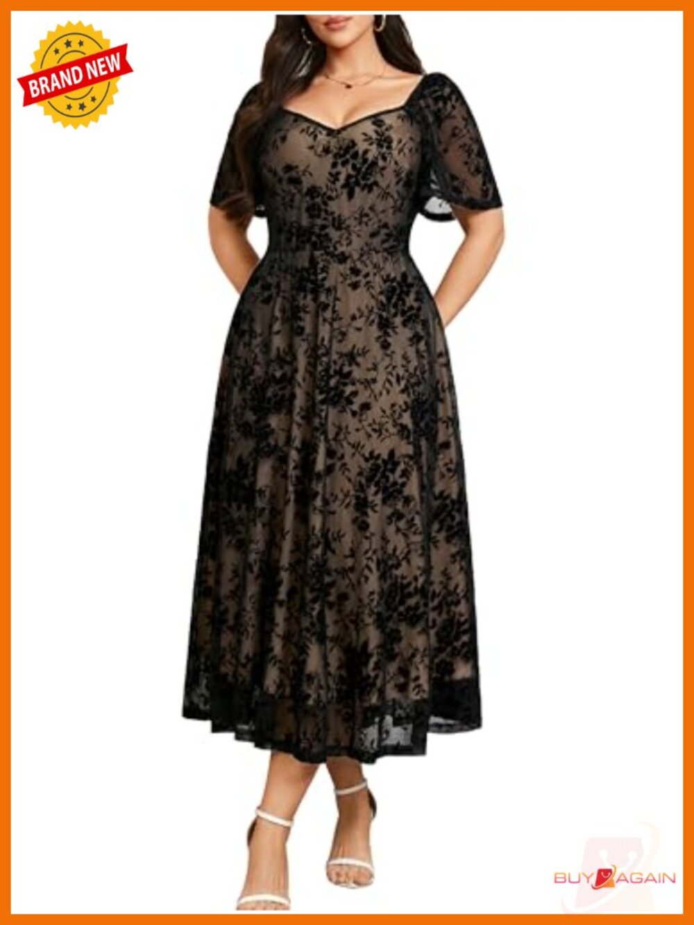 RWJ Plus Size Women Formal Wedding Guest Maxi Dress Cocktail Evening Party